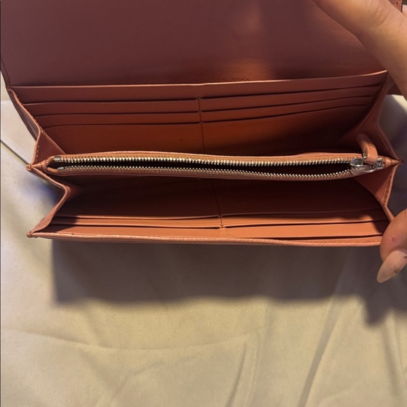 FENDI F Is Long Wallet pink beige leather - Picture 6 of 6